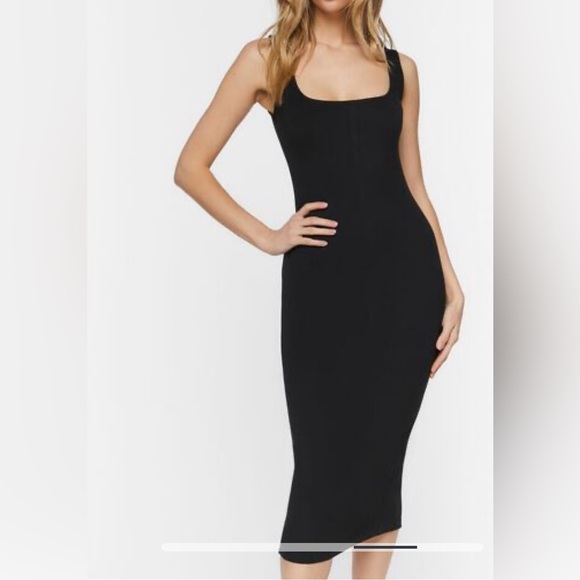 Bodycon Tank Midi Dress - Picture 3 of 7